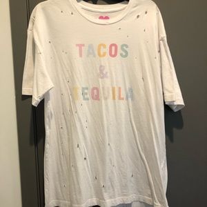 Tacos & Tequila Distressed T-Shirt